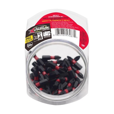 Blu-Mol Xtreme Blu-Mol Xtreme Phillips 1 in. L Screwdriver Bit S2 Tool Steel 1 pc E0217087